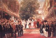 Henry Courtnay Selous The Opening Ceremony of the Great Exhibition,I May 1851 Spain oil painting artist